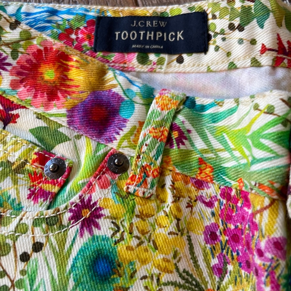 J Crew Toothpick Jeans Very Hard To Find In Excellent Condition - Picture 3 of 13